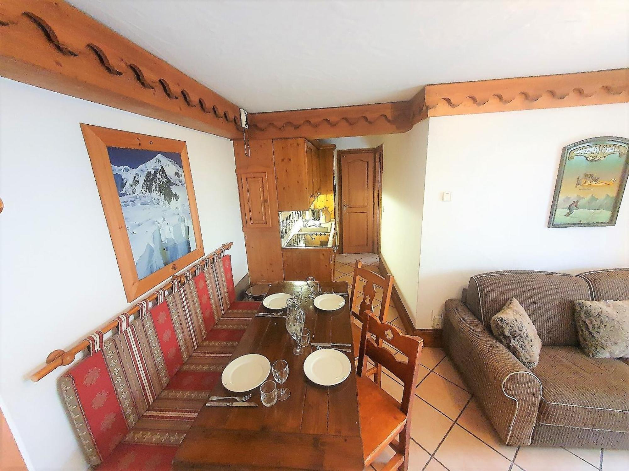 Апартаменты La Ginabelle Vue Montblanc 4 Personnes Шамони Экстерьер фото